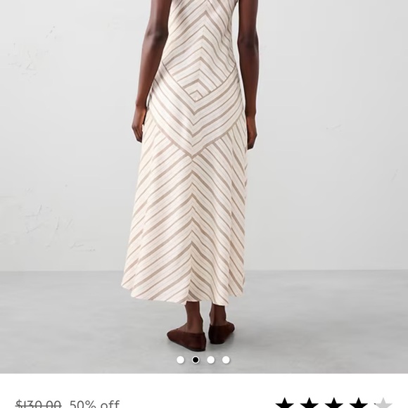 BR size large tall strappy midi dress - Picture 2 of 5